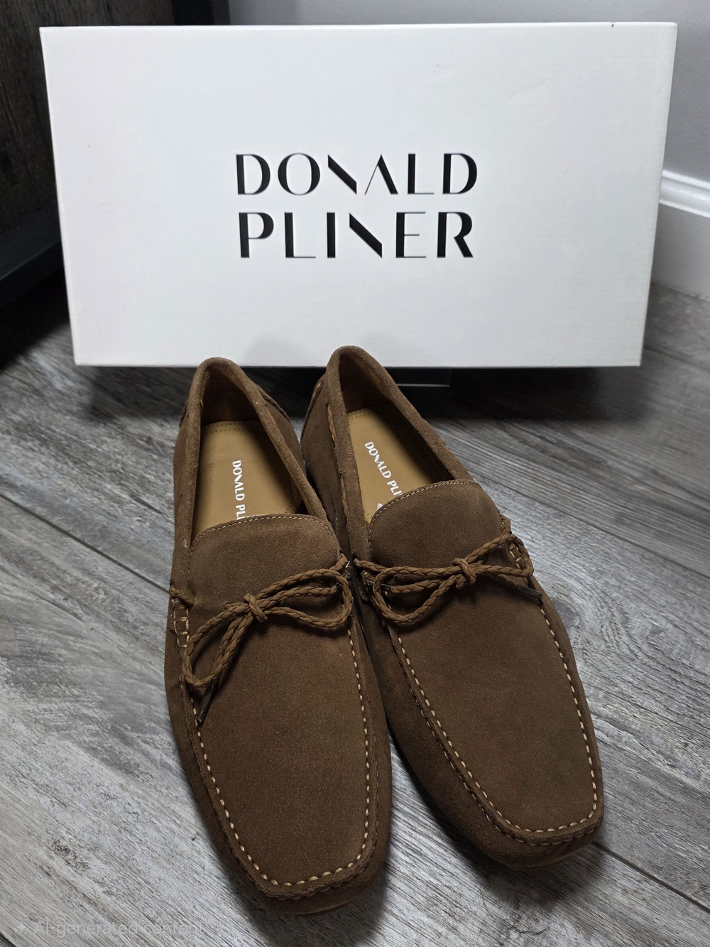 Donald Pliner Dutton02 Suede Leather Driving Loafers Sz 11.5 *NWB